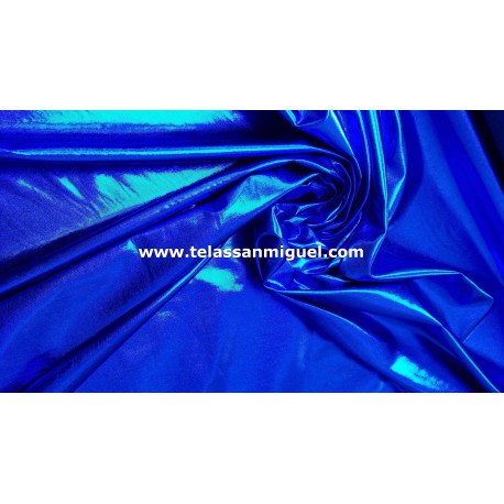 Lycra Foil azul
